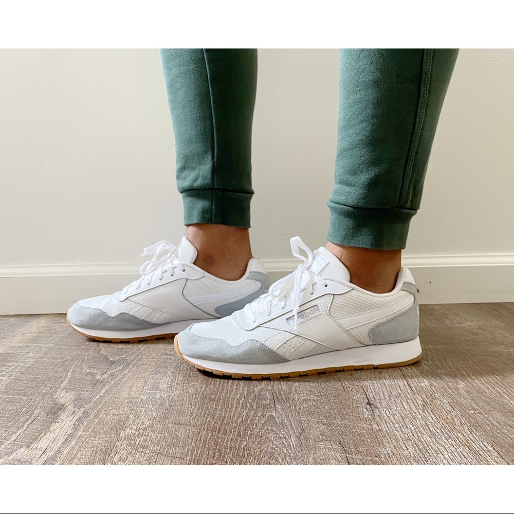 Reebok Gray and White Classics